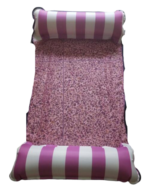 Color: Pink, Size: 132x129cm - Water recreation deck chairs floating sofa bed Q119-CJJJJRHD00665-Pink-132x129cm