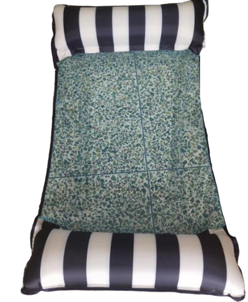 Color: Navy, Size: 132x129cm - Water recreation deck chairs floating sofa bed Q119-CJJJJRHD00665-Navy-132x129cm