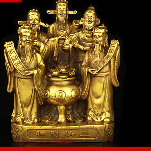 Color: Style8 - Large Pure Copper God Of Wealth Buddha Brass Q119-CJZS165557608HS