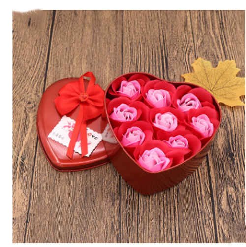 Color: Red 3style - Soap Flower Gift Box Valentine's Day Gift Mother's Day Creative Gifts Bear Flow Q119-CJJJJRHD00307-Red 3style