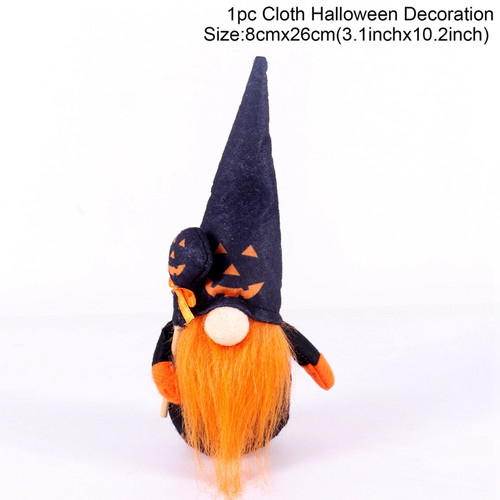 Color: 3style - Halloween Dwarf Doll Ghost Festival Goblin Rudolph Faceless Dolls Holiday Ornaments Q119-CJHD119206103CX