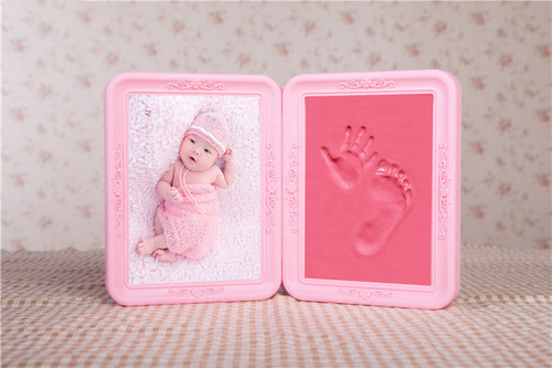 Color: C - Baby Hand And Foot   Mud Lanugo Lanugo Breast Milk Souvenir Footprints Q119-CJZS122653703CX