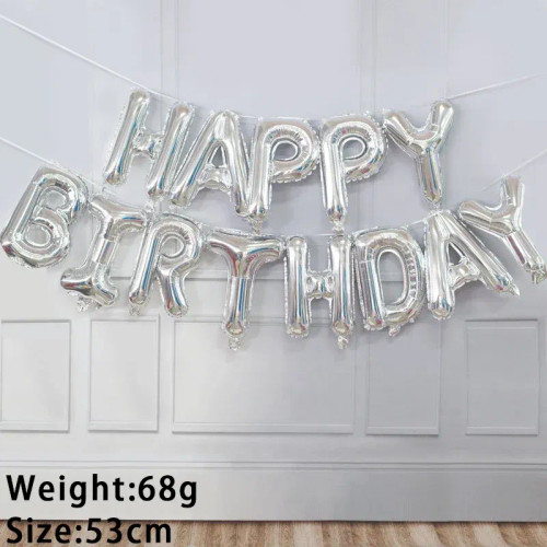 Color: MINT GREEN, Ballon Size: 10inch - 13pc Happy Birthday Balloons Party Decoration Gold Black B F640-12000039236874436