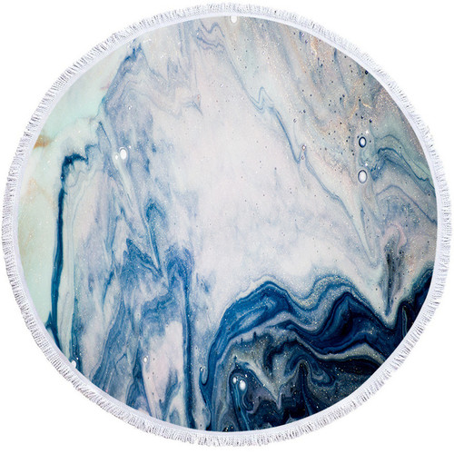 style: F, Size: 460g finished towel material - Factory Direct Supply Of Round Printed Beach Towels, Q119-CJHD107527022VE