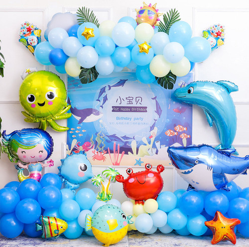 style: T - Baby One Year Old Happy Birthday Party Background Wall Q119-CJHD121826820TG