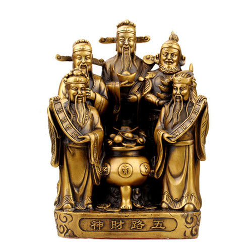 Color: Style11 - Large Pure Copper God Of Wealth Buddha Brass Q119-CJZS165557611KP
