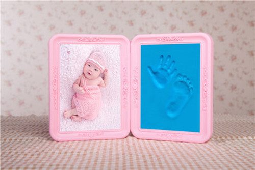 Color: D - Baby Hand And Foot   Mud Lanugo Lanugo Breast Milk Souvenir Footprints Q119-CJZS122653704DW