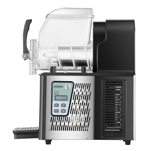 Commercial Slushy Machine, 4L Single Tank Frozen Drink Machine, 16 Cups Stainless Steel Margarita S E415-SYXRJX14LDGD1123BV1