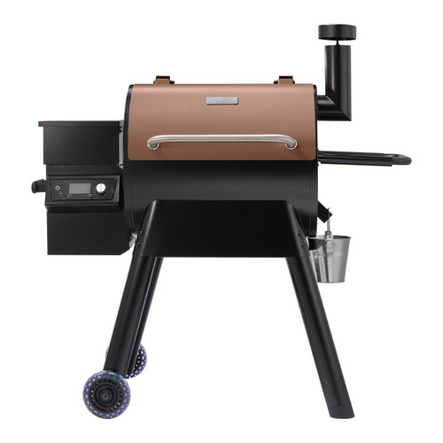 Wood Pellet Grill Smoker, 8 in 1 BBQ Grills for Outdoor Cooking, 575 Square Inches Cook Area Electr E415-KLYXLLS575SQV881IV1
