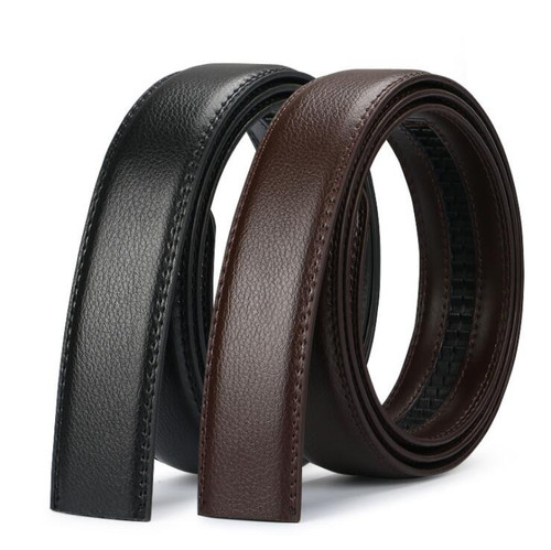 Without head belt men's leather automatic buckle belt Q119-CJNSFJPD00405