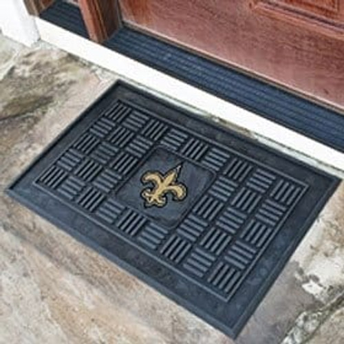 New Orleans Saints Door Mat 19x30 Medallion Z157-4298901448