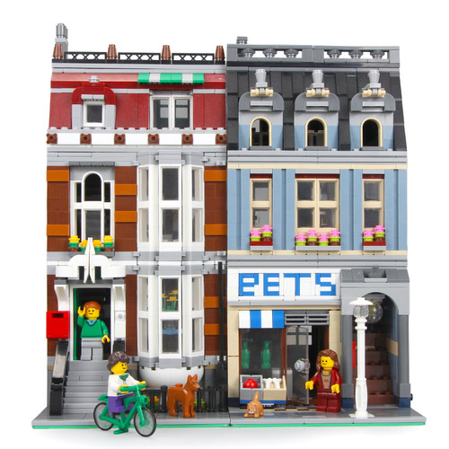 Style: Pet shop - Assembled building block toys Q119-CJWJWJYZ05693-Pet shop