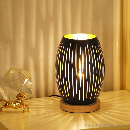 Color: Black, Style: 1style-B, Model:  - Warm remote control energy saving LED night light Q119-CJJZSNSN01077-Black-1style-B