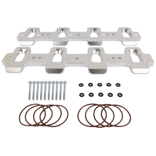 For LS Cathedral Port Cylinder Head to Rectangle Port Intake Manifold Adapters T575-S0671285557