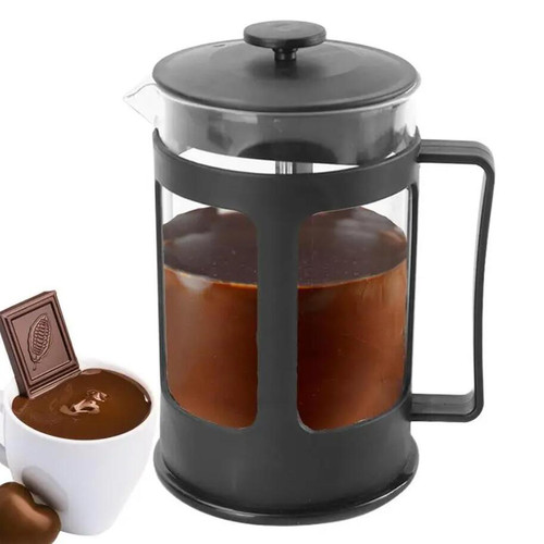 Color: black - Stainless Steel Tea Coffee Brewer with Filter Heat-Resistant Anti-Rust Multifunction F640-12000038737145565