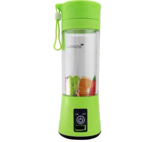 Color: green - Portable Mini Blender for Shakes and Smoothies Rechargeable USB 380ML Traveling Frui F640-12000043420879225