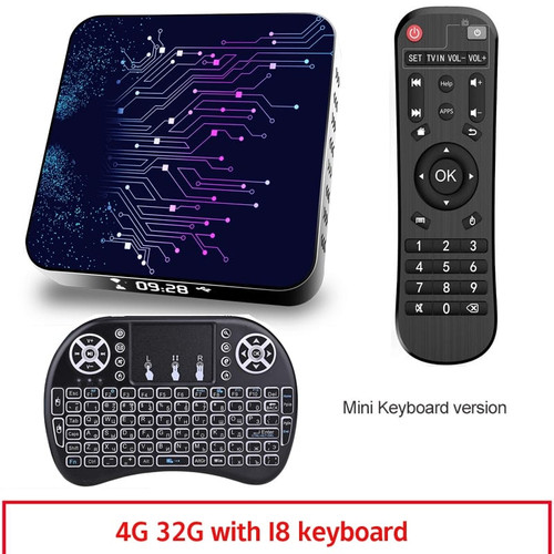 Media  Player 2+16g Abs Material Tp02 Rk3318 Android 10 Tv Box With Remote Control 4+32G_US plug+I8 K484-PEL_0HSCHNWH