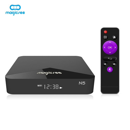 TV BOX N5 Android 9.0 TV BOX Amlogic S905X Quad-core 4K Resolution 2GB RAM 16GB ROM 2.4G 5G WiFi Se K484-PEL_0FB5MEH6
