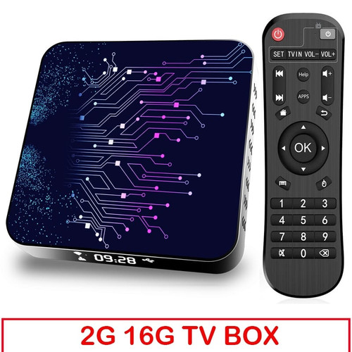 Media  Player 2+16g Abs Material Tp02 Rk3318 Android 10 Tv Box With Remote Control 2+16G_BU plug K484-PEL_0HSC0HRX