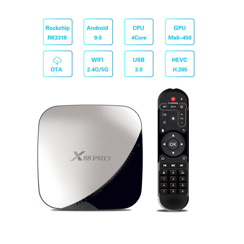 Professional X88 PRO TV BOX 4G+32GB silver_US K484-PEL_0A4XFH5X