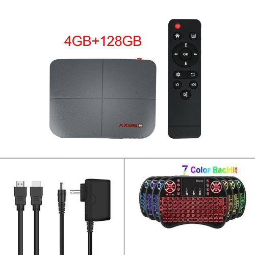 For Android 9.0 Tv  Box 10.0 4+218g Media Player Smart Tv Box Tv  Receiver 4+128G_Australian plug+I K484-PEL_0HR55PX8