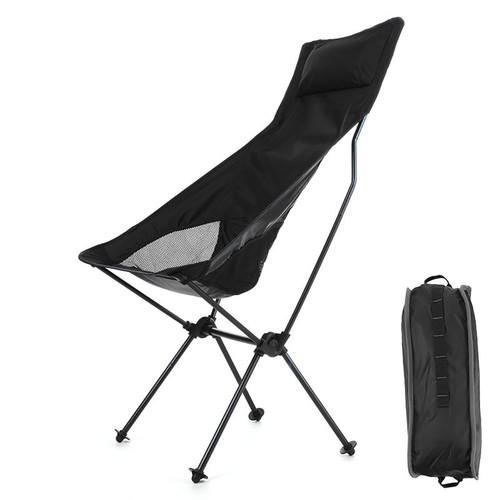 Outdoor Fishing Chair Portable Aluminum Alloy Ultralight Extended Folding Chair for Hiking Camping  K484-FQZSP_LC8F8F6C