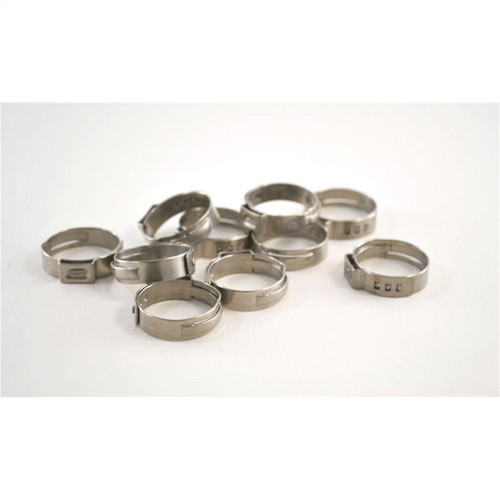 Tire Mechanic's Resource 1/2 in. Open Pinch Hose Clamps (.425 in. - 1/2 in. T398-TMRHC8612-10