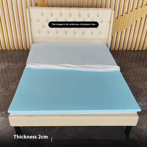 Style: Thickness 2cm, Size: 90x190cm - Gel Memory Cotton Mattress Thin Slow Rebound Tatami Mat Q119-CJYD247084201AZ