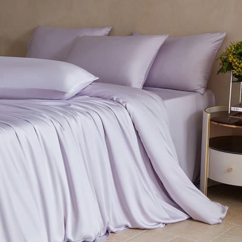 Pattern: Light Purple, Size Specification: 160 X210cm Single Duvet Cover - Summer Bed Sheet Quilt C Q119-CJCS244862908HS