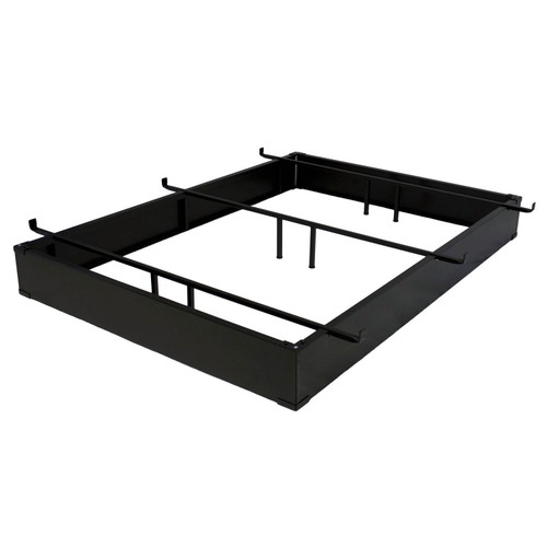 Queen size Hotel Style Metal Bed Base Bed Frame in Espresso - 7.5-inch High Q280-SPFBFH19831752