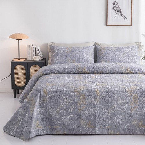 Pattern: Flying Feather, Size Specification: 245 X270cm-Bedspread and Pillowcase  2pc, Specificatio Q119-CJYD254244146TG