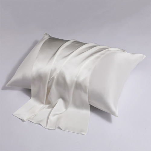 Pattern: White, Size Specification: 51x66CM - Zipper Silk Double-sided Pillowcase Household Q119-CJYD246236429CX