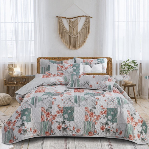 Pattern: AC080385, Size Specification: Bedspread 229 X229cm - Multi-style Quiltedtextiles Bedspread Q119-CJYD240951517QJ