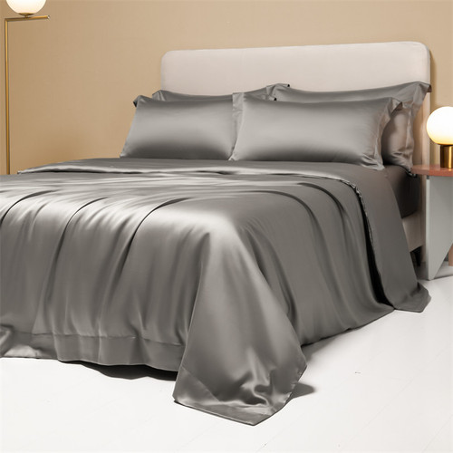 Pattern: Classic Gray, Size Specification: 1.5 fitted sheet 4 pieces - 200 Luxury Lenzing Tencel Qu Q119-CJCS246325435IR
