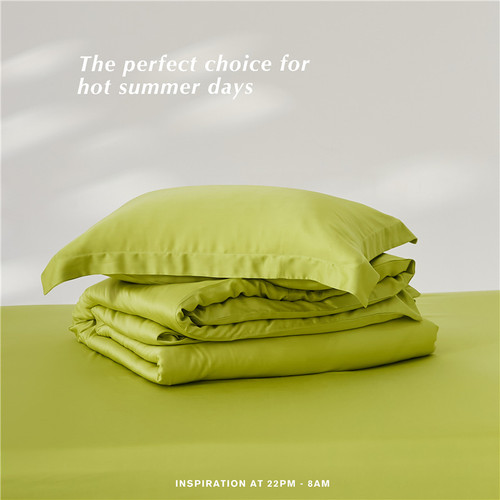 Pattern: Ivory Yellow, Size Specification: Single Duvet Cover 200 X230cm - Quilt Cover Silky Cool F Q119-CJYD244311931EV