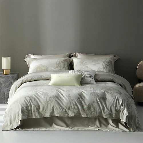 Pattern: Harano Forest, Size Specification: M - American Retro Style Long-staple Cotton Yarn-dyed F Q119-CJCS195813009IR