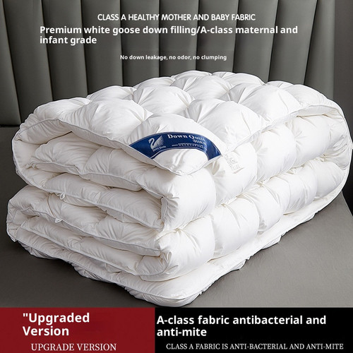 Color: White, Size: 220x240cm 3.5KG - Thickened Warm Winter Duvet Insert Q119-CJYD257096521UF