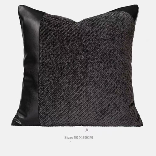 Color: Dark Gray A Pillowcase, Size: 1.5m to 1.8m Pillow - Modern Minimalist Bed Runner Nap Blanket Q119-CJYD246240305EV
