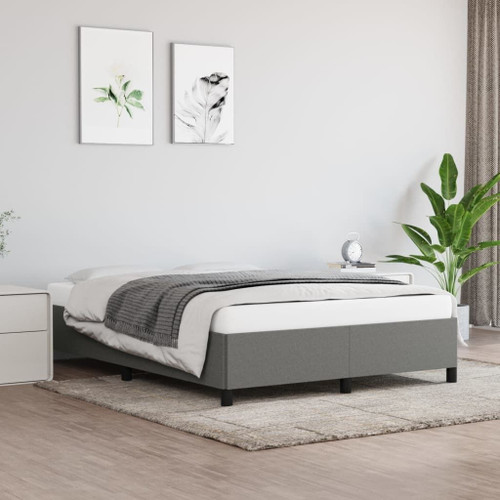  Bed Frame Dark Grey Fabric (100% polyester), plywood, engineered wood A949-347105