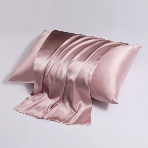 Pattern: Lotus Pink, Size Specification:  48x74cm - Zipper Silk Double-sided Pillowcase Household Q119-CJYD246236464LO