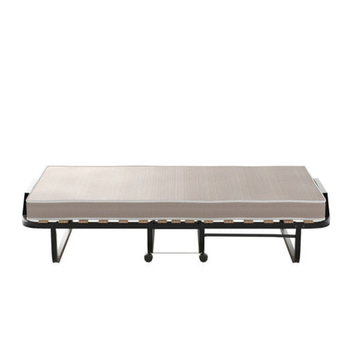 Rollaway Folding Bed with Memory Foam Mattress Made in Italy B593-HW69449