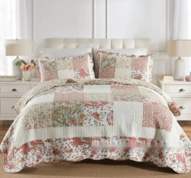 Style: Style12, Size Specification: 230cmx250cm - American Patchwork Quiltedtextiles Cotton Bed She Q119-CJYD253049624XC