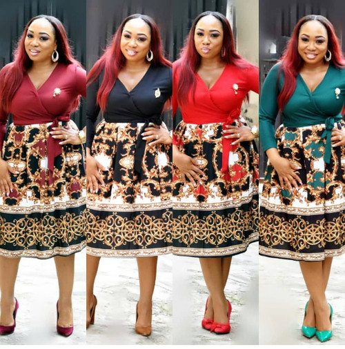 Foreign trade supply classic version with fashion trend printing Europe and the United States Afric Q119-CJNSSYLY01429