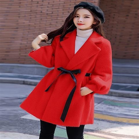 Color: Red, Size: XL - Women's Autumn And Winter New Korean Style Loose Thick Temperament Small Siz Q119-CJQB200418916PK