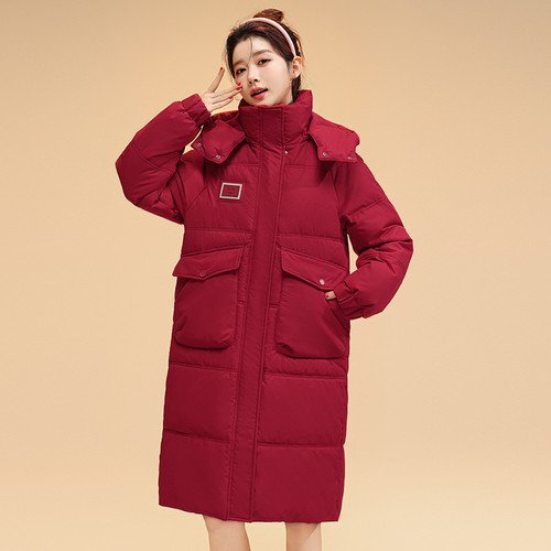 Mid-length Hooded Korean Style Fashion Cotton-padded Jacket Q119-CJJK2533690