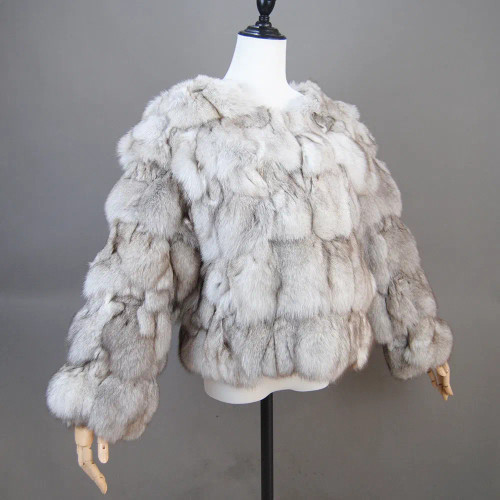 Color: Fuchsia, Size: XXXL - 2025 New Style Real Fur Coat 100% Natural Fur Jacket Female Winter War F640-12000034266142819