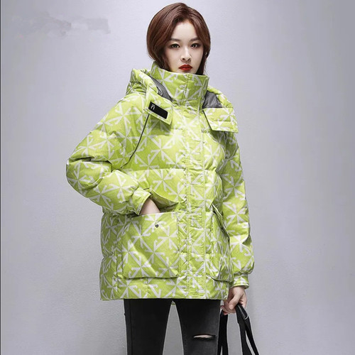 Women's Mid-length Down Cotton-padded Jacket Q119-CJJK2167434