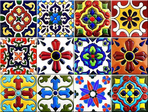 4" X 4" Festival Brights Mosaic Peel And Stick Removable Tiles N270-382869