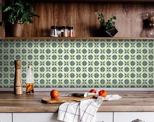 6" X 6" Aegean Orb Removable Peel and Stick Tiles N270-400197