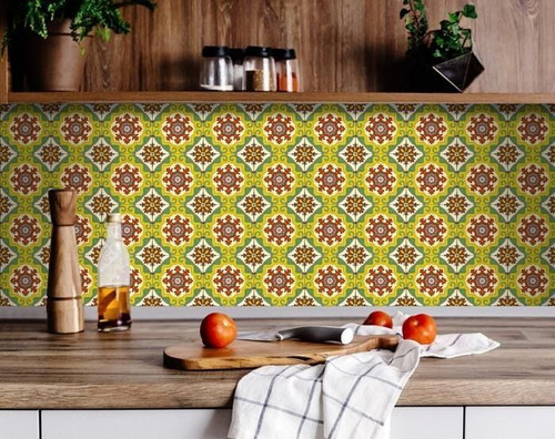 5" X 5" Fortuna Peel and Stick Removable Tiles N270-400006